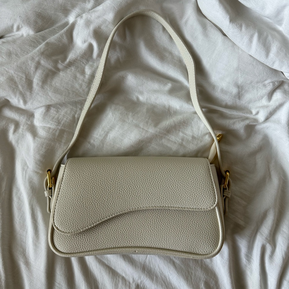 Cream Shoulder Bag